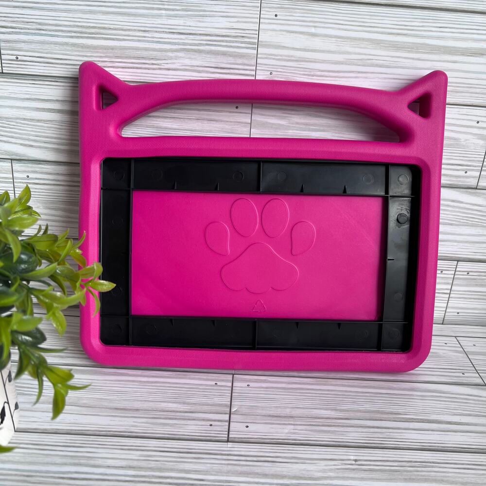 Shreborn Fire HD 10 Pink Cat Ear Tablet Carrying Case Kid Proof 11 Generation